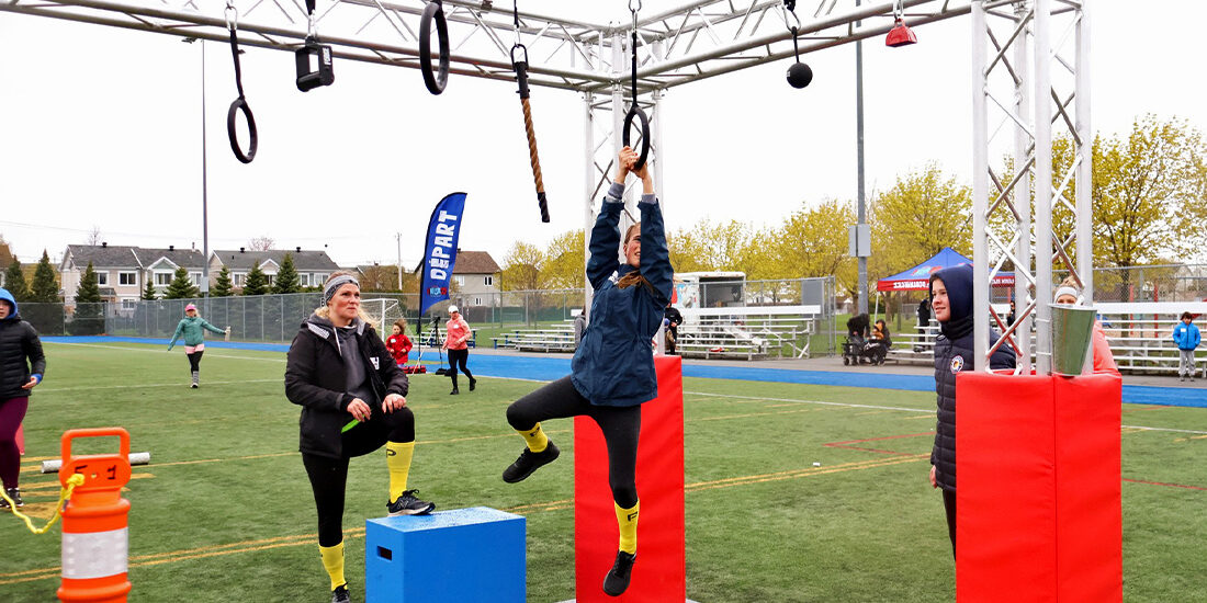 Parcours "Ninja Warrior" pour course à obstacles | 123 Ninja Go | Parcours d'obstacles mobiles | Écoles • Camps • Festivals | Kompra Bootcamp