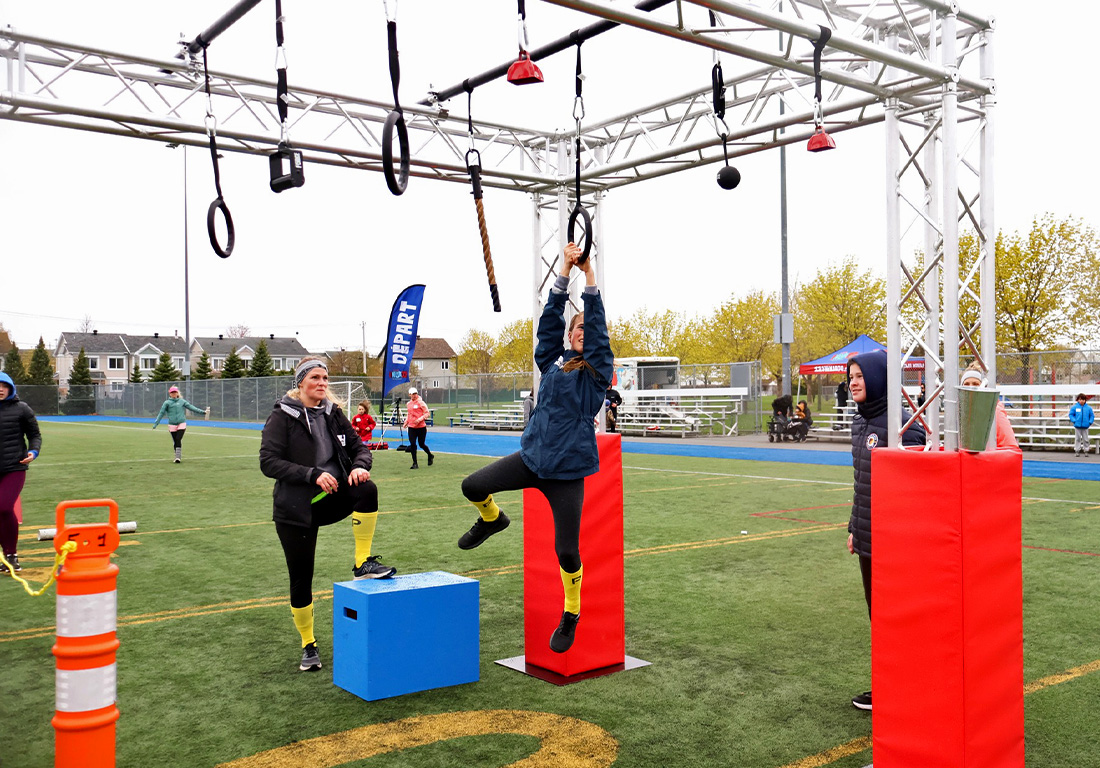 Ninja Warrior obstacle course | 123 Ninja Go | Mobile obstacle courses | Schools - Camps - Festivals | Kompra Bootcamp