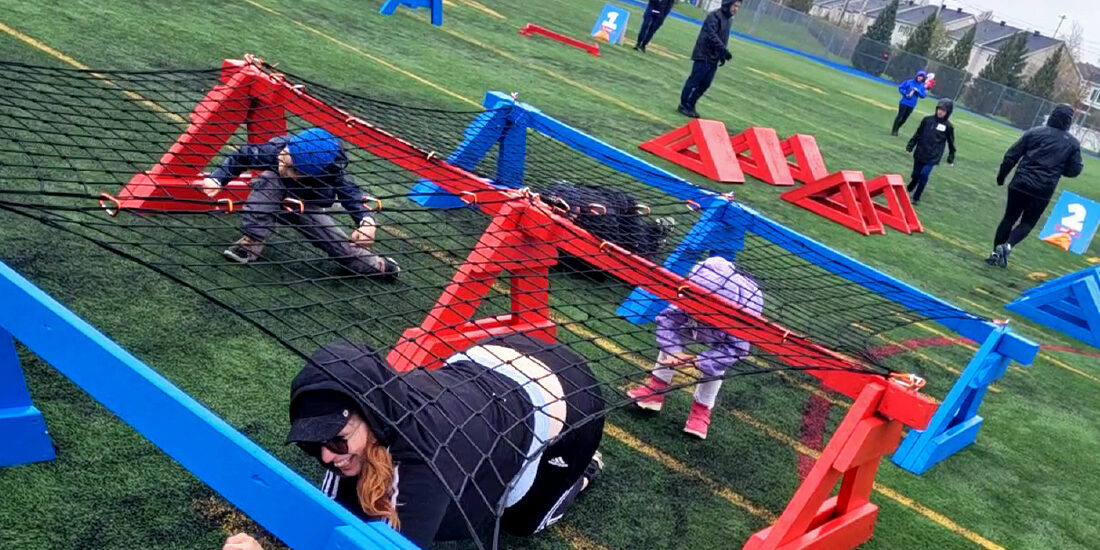 Parcours "Ninja Warrior" pour course à obstacles | 123 Ninja Go | Parcours d'obstacles mobiles | Écoles • Camps • Festivals | Kompra Bootcamp