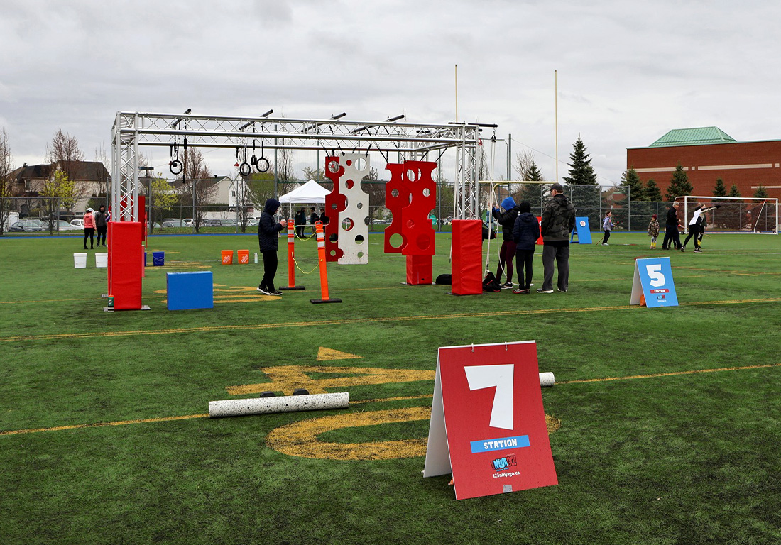 Ninja Warrior obstacle course | 123 Ninja Go | Mobile obstacle courses | Schools - Camps - Festivals | Kompra Bootcamp