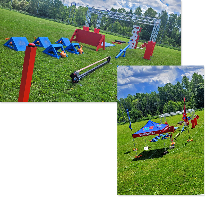 123 Ninja Go | Parcours d'obstacles mobiles | Écoles • Camps • Festivals | Kompra Bootcamp
