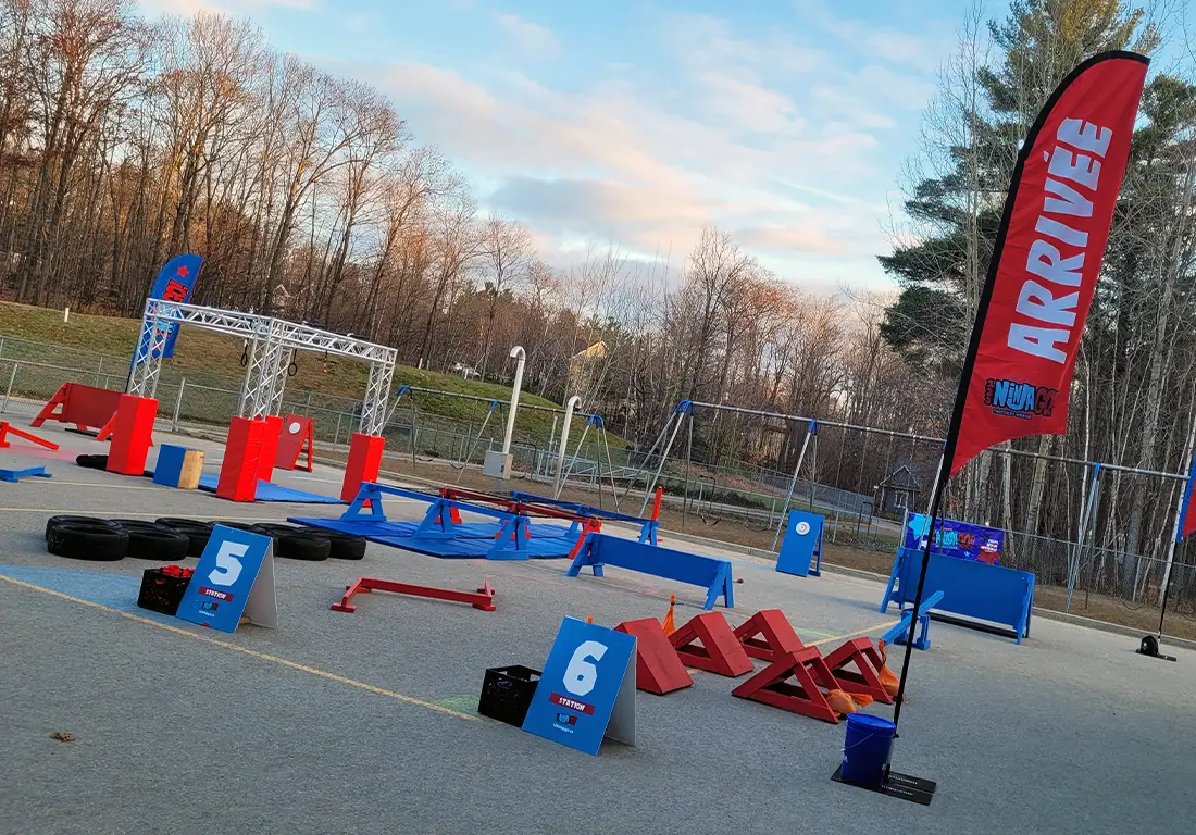 123 Ninja Go • Parcours d'obstacles mobile | Écoles • Festivals • Camp | Ninja Warrior • OCR