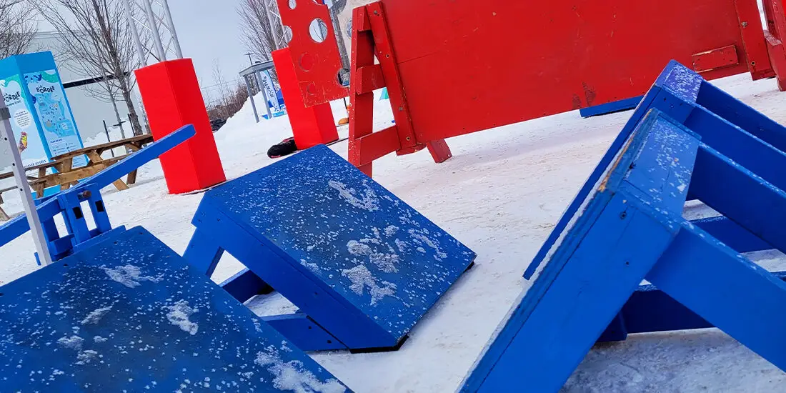 123 Ninja Go • Parcours d'obstacles mobile | Écoles • Festivals • Camp | Ninja Warrior • OCR | Parcours d'obstacles en hiver